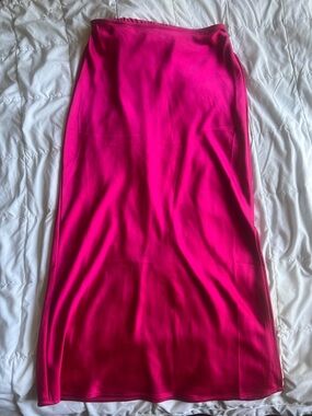 Old Navy Bright Fuchsia Maxi Skirt